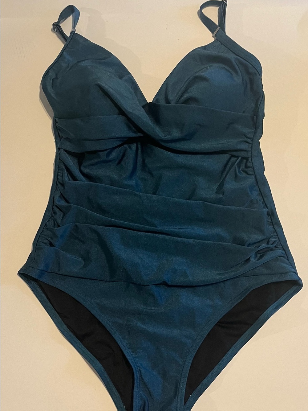 Calvin Klein Deep Teal One-Piece Swimsuit